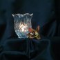 Clear Etched Rounded Votive