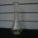 Clear Glass Bulbous Bottom Vase