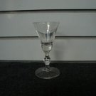 Clear Glass Bulbous Stem Glass