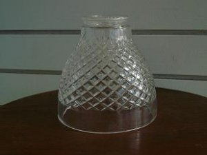 Glass Checker Pattern Lantern Cover