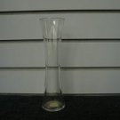 Clear Glass Curved Vase