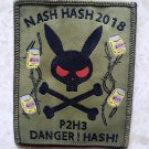 P2H3 Nash Hash 2018 Rectangular Cloth Badge