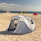 Camping Tent, 4 Person Pop Up,Easy Setup For Camping/Hiking/Fishing/Beach/Outdoor,Etc
