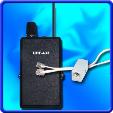 UHF PHONE ADAPTER BUG SPY UHF RECEIVER CRYSTAL CONTROLLED PLL SET