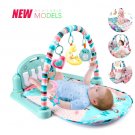 Baby Play Gym & Piano - Newborn Music Activity Stand, Crawling Blanket for 0-36M