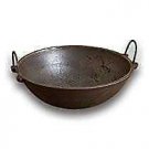 Kitch.in Traditionally Hand - Seasoned Cast Iron Kadai Large - 3000 ml