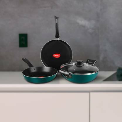 Pigeon Alpha Induction Bottom Cookware Set (Aluminum, 3 - Pieces)