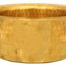 Planet 007 Brass Patila Tope Topia Bhaguna Round Patila Cooking Pot Capacity 1Li