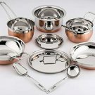 Pigeon Neo 9 Pcs Cookware Set (Kadai - 1000 ml + Lid + SP - 1000 ml + Cute Laddl