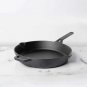Meyer Induction Base Cast Iron Frying Pan, Black, 1 Piece, Size - 26 cm