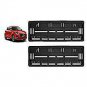Auto Oprema Car Number Plate Frame Set of Two(Front and Back)for Maruti Suzuki