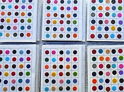 Plain Colored Big Size Bindi Combo Pack of 6 Multicolor Round Size Bindi