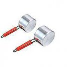 Bartan Star Aluminium Small Size Tea Pan - Set of 2