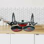 Pigeon Mio Cookware Set (Aluminum, 8 Pieces)