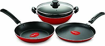 Pigeon Essentials Cookware Set ( Aluminum 4 Pieces)