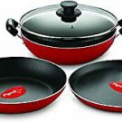 Pigeon Essentials Cookware Set ( Aluminum 4 Pieces)