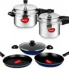 Pigeon Cookware Set ( Aluminum 6 - Pieces) fast shipping