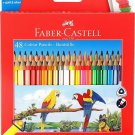 Faber-Castell 48 Colour Pencils Buntstifte(gold & silver + neon colour includes)