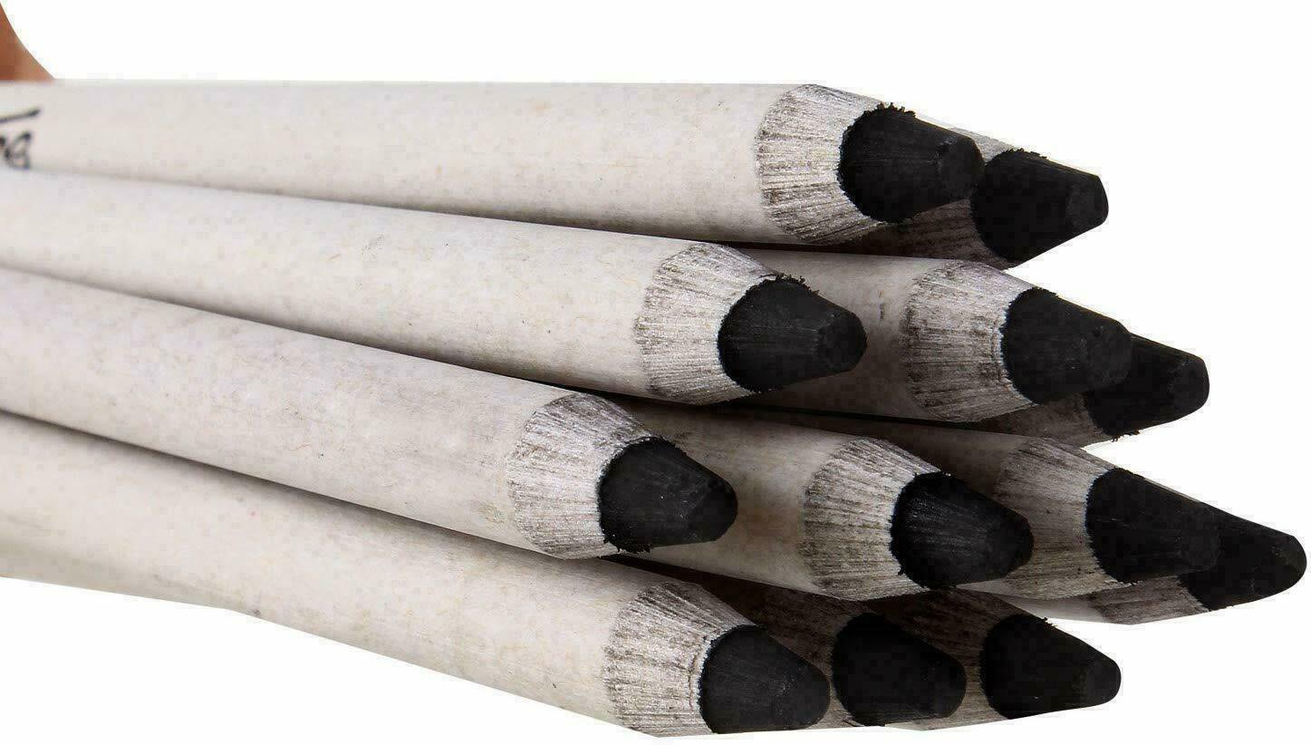 12 PCS SET SOFT Bianyo Black Charcoal Pencils || FREE SHIPPING