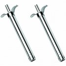 Pigeon Steel Gas Lighter (Silver, Pack of 2)