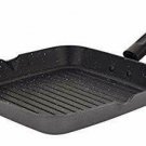 Kitchen Space Non Stick Aluminium Grill Pan ,30 cm, Brown