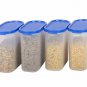 Cutting Edge Stackable bpa-Free Air Tight Kitchen Container Set of 4