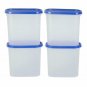 Cutting Edge Stackable bpa-Free Air Tight Kitchen Container Set of 4