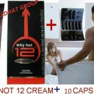 WHY NOT 12'Rapid Growth Male Cream+Penis Enlargment Herbal Capsule Rapid RSW||FS