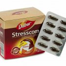12 x 10 Dabur Stresscom Ashwagandha HERBAL120 Caps Withania Somnifera Extract|FS