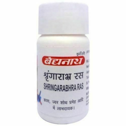 5 x Baidyanath Shringarabhra Ras 40 Tab free shipping