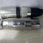 3 Pin XLR Male + 3 Pin XLR Female Chrome finish with Solder point Cable Protectr