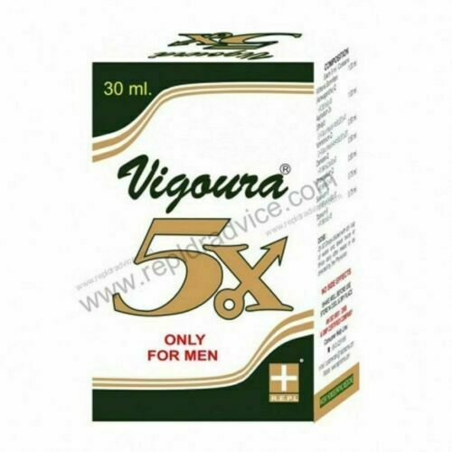 Repl's Homeopathic Vigoura 5x For MEN 30 ml. Power Booster excites sexual organs