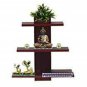 Furniture Cafe Wall Decor Book Shelf Wall Display Rack (3 Shelves)