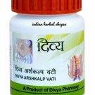 2 X Divya Ayurvedic Arshkalp Vati For Piles - 80 Tab IU
