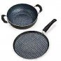 Nirlon Honeycomb Non Stick Cookware Pots and Pan Flat Dosa Tawa and Kadhai Combo