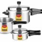 Pigeon Special Combo Pack of 2L, 3L and 5L Press Cookers (Aluminum)