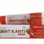2XPatanjali Dant KantiToothpaste Fresh Active Gel Healthy&StrongTeeth(80gm Each)