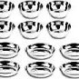 Style OK Stainless Steel Veg Bowl and Sweet Dish Combo Medium Set of 12 Katori V