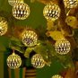 20 LED Morrocon Lights Hanging Lantern String Ball Lights for Decoration