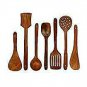 Classic Shoppe Wooden Serving and Cooking Spoons Wood Brown Spoons Kitchen Utens
