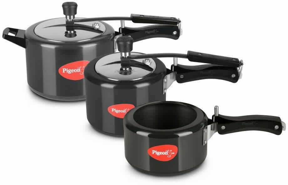 Pigeon Special Combi 2L, 3L, 5L Induction Bottom Pressure Cooker (Hard Anotized)