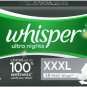 Whisper Ultra Nights Sanitary Pads (10 Pads) XXXL | Fast Shipping