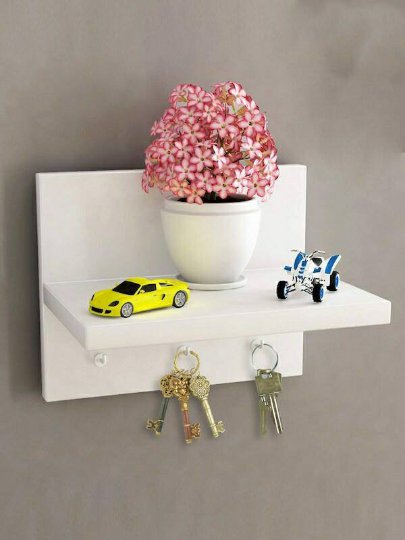 Home Sparkle White Key Hanger get fast through DHL Express