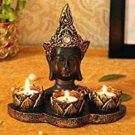 Christmas time with Tied Ribbons Buddha Tea Light Candle Holder get within 7 day