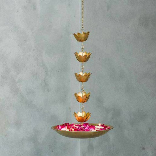 Gold Tea Light Candle Holder