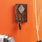 Lively home, VarEesha Brown Wooden key holder with 4 hooks and Handmade