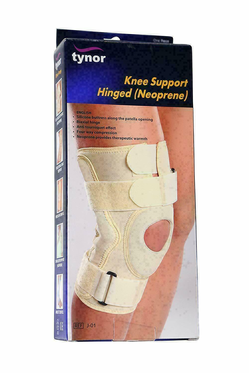 Tynor Neoprene Hinged Knee-Support-Large Size(19.6-22 inches)Fast shipping