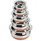 Neera Stainless Steel Serving Handi 400 ml, 700 ml, 1200 ml, 1700 ml, 2500 ml, 5