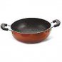 Nirlon Browni Non Stick Aluminium Kadhai, Brown