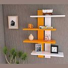 Style OK Four Shelves Wall Rack (5x 24 x24) Inches